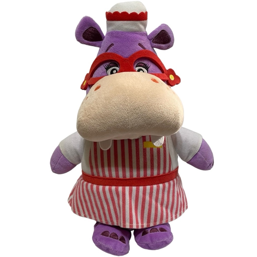Disney Jr. Doc McStuffins Cuddles & Hugs Hallie Hippo Animated Talking Plush 15”